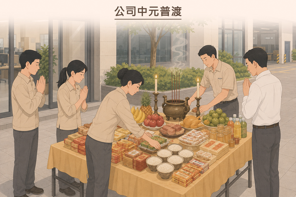 公司中元普渡怎麼準備？