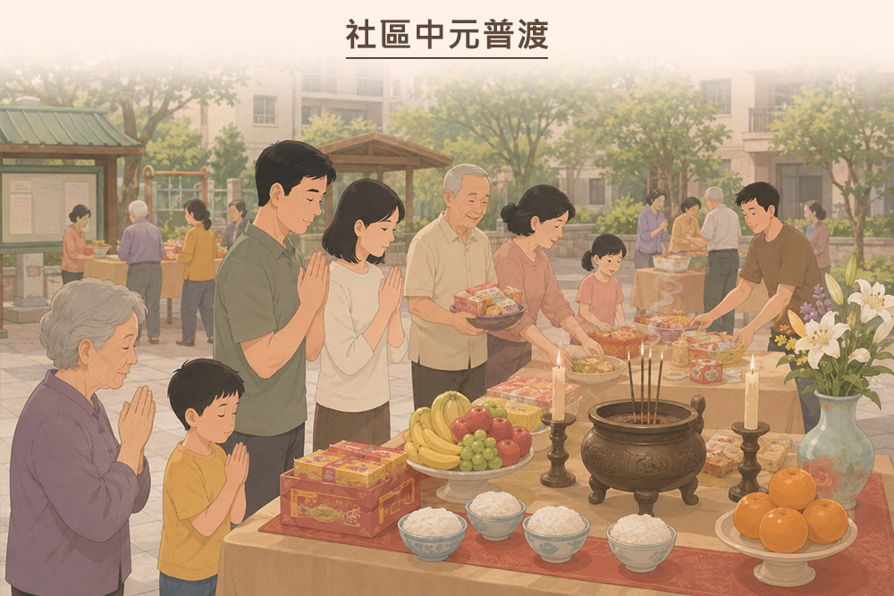 社區中元普渡怎麼準備？