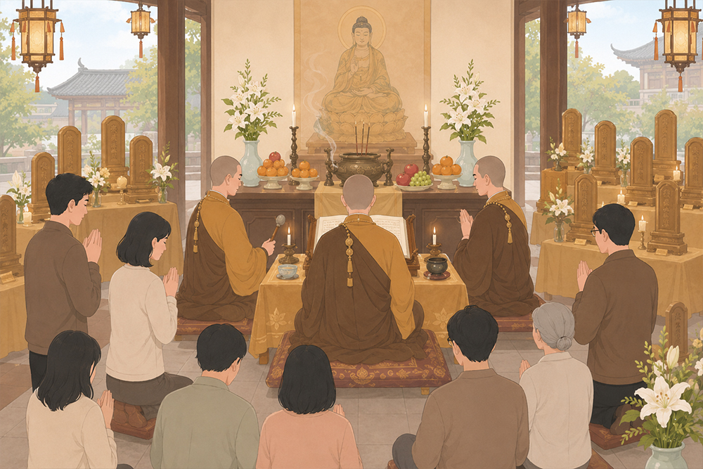 中元法會與超薦回向