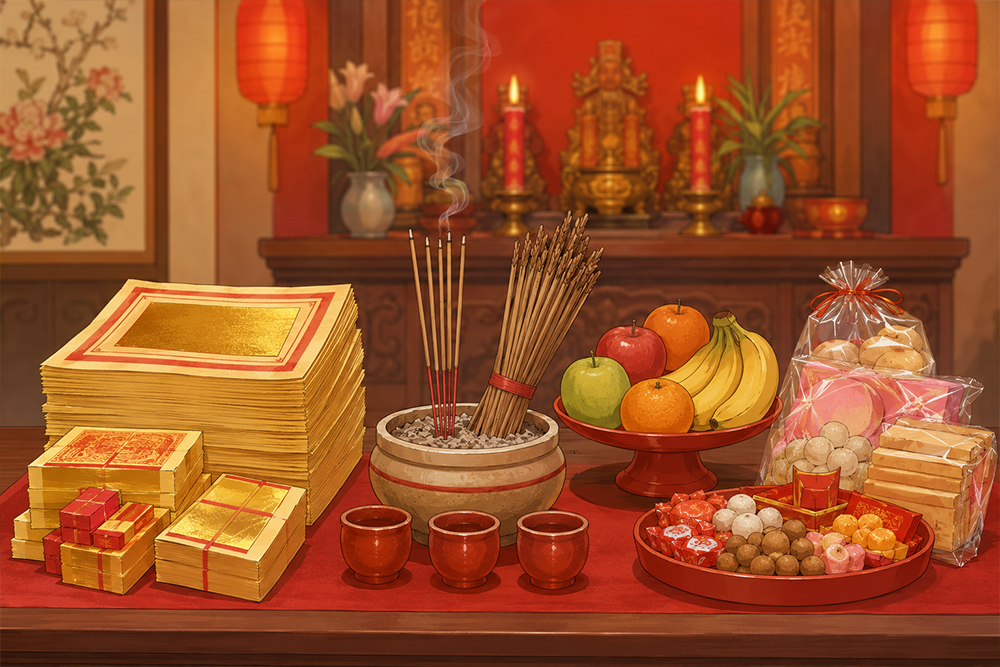 金紙、香腳與祭拜用品怎麼處理？