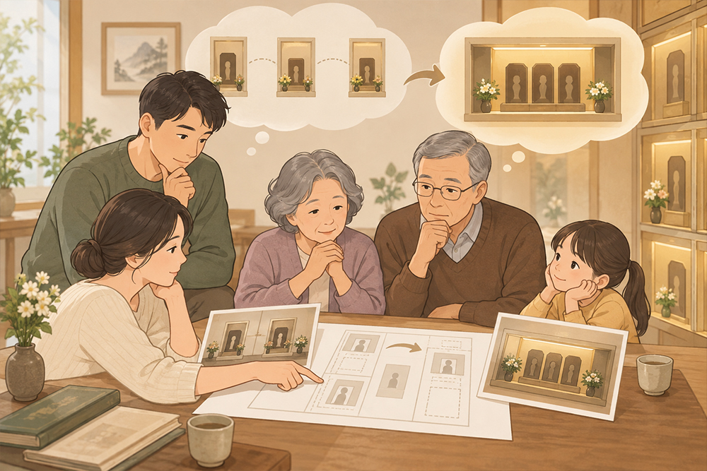原本安奉安排已不符合家庭需求