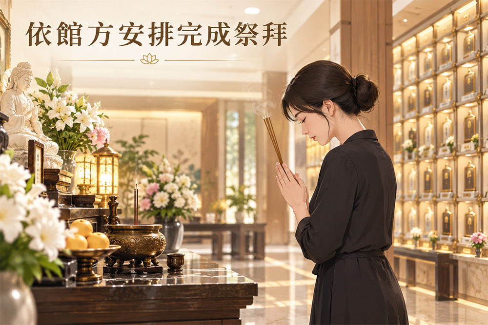 3.-依館方安排完成祭拜